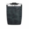 Custom Glitter White Midnight Camo 12 OZ Insulated Tumbler Cup With Lid - Stainless Steel Plastic Coffee Wine Water Tumbler