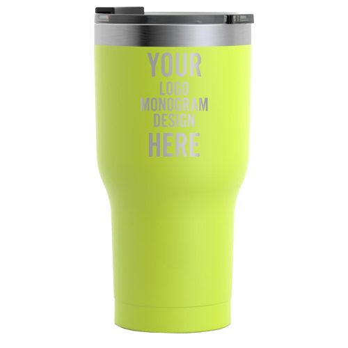 Custom Citrus Matte Sunflower Matte 20 OZ Insulated Tumbler Cup With Lid - Stainless Steel Plastic Coffee Wine Water Tumbler