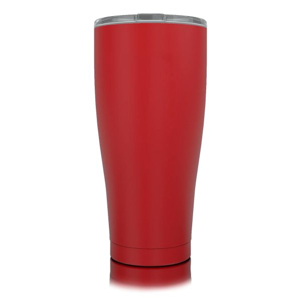 Custom Deep Blue Gameday Red 30 OZ Insulated Tumbler Cup With Lid - Stainless Steel Plastic Coffee Wine Water Tumbler